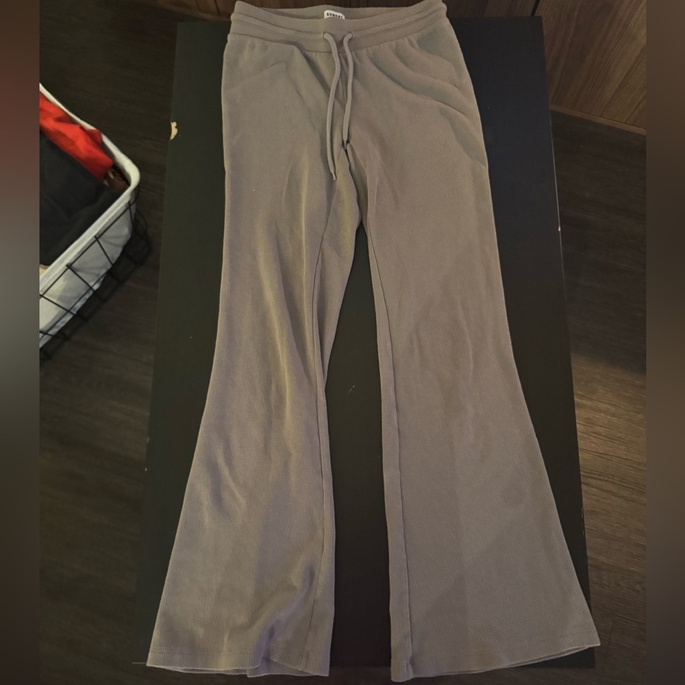 Sunday Best Taupe Waffle Lounge Pants